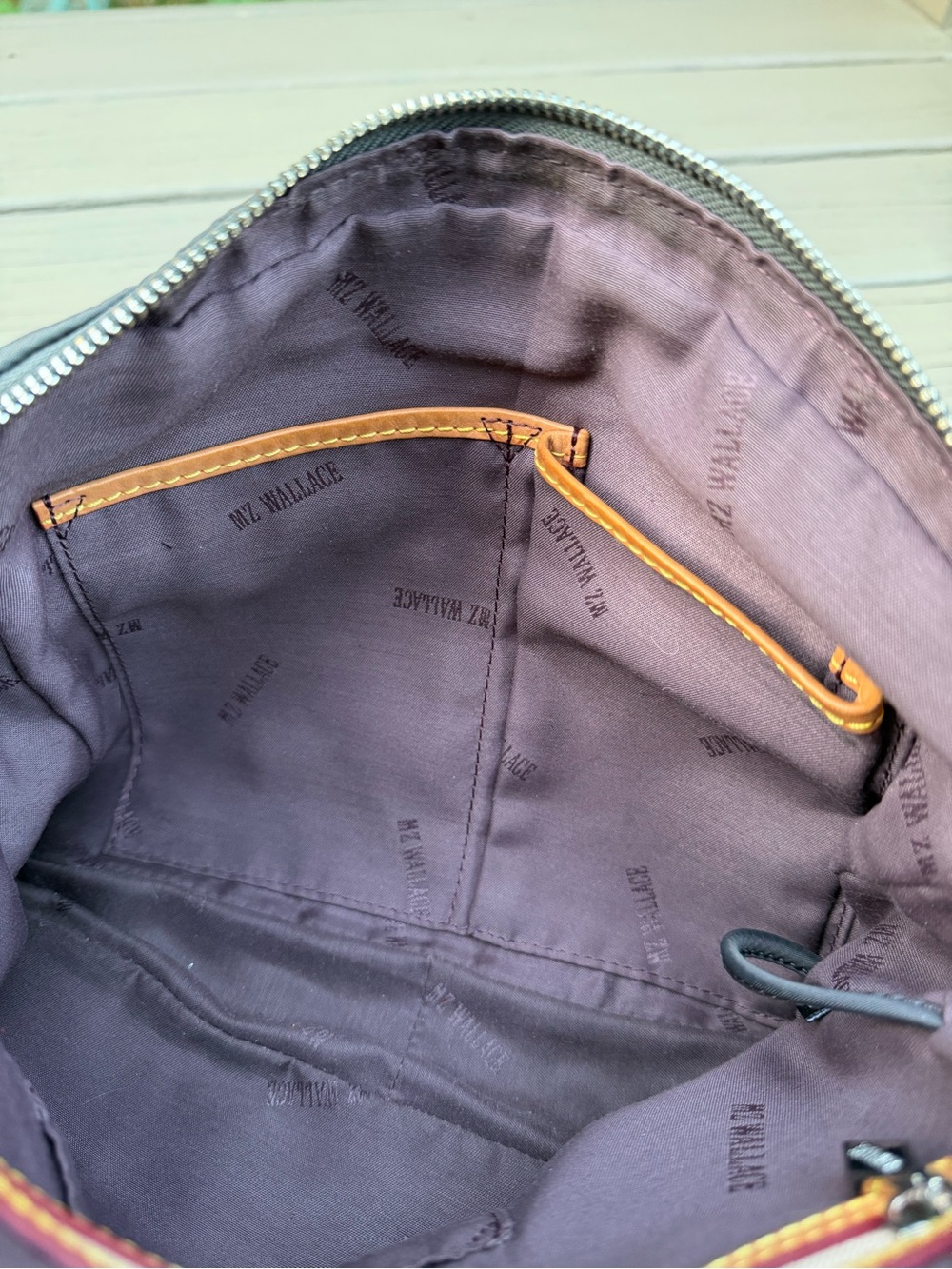 MZ Wallace Slate Gray Nylon Bag - no strap - Picture 12 of 15